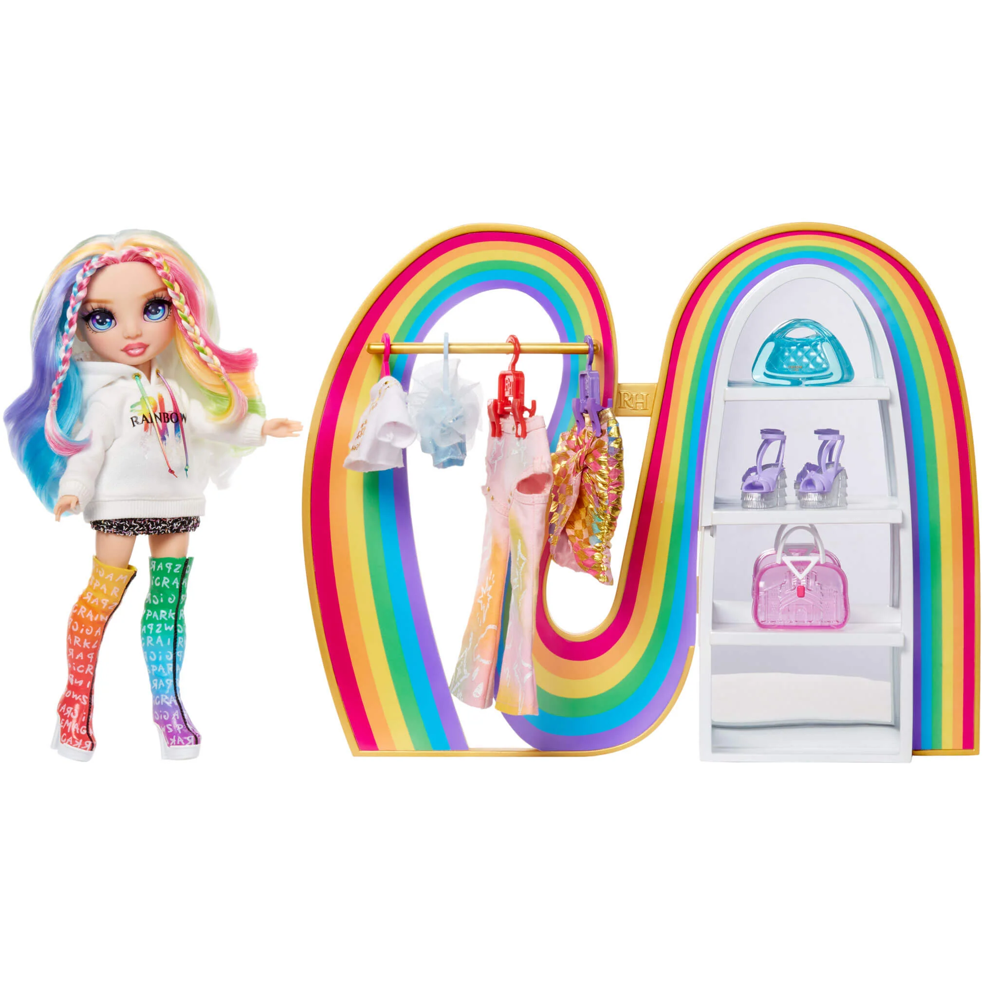 Rainbow High Amaya’s Rainbow Closet Playset with Exclusive Doll