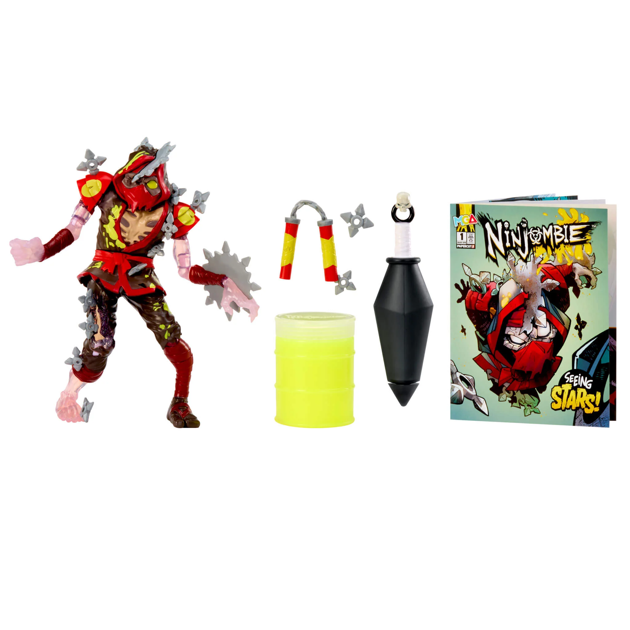 Ninjombie Action Figure - Grave Spin
