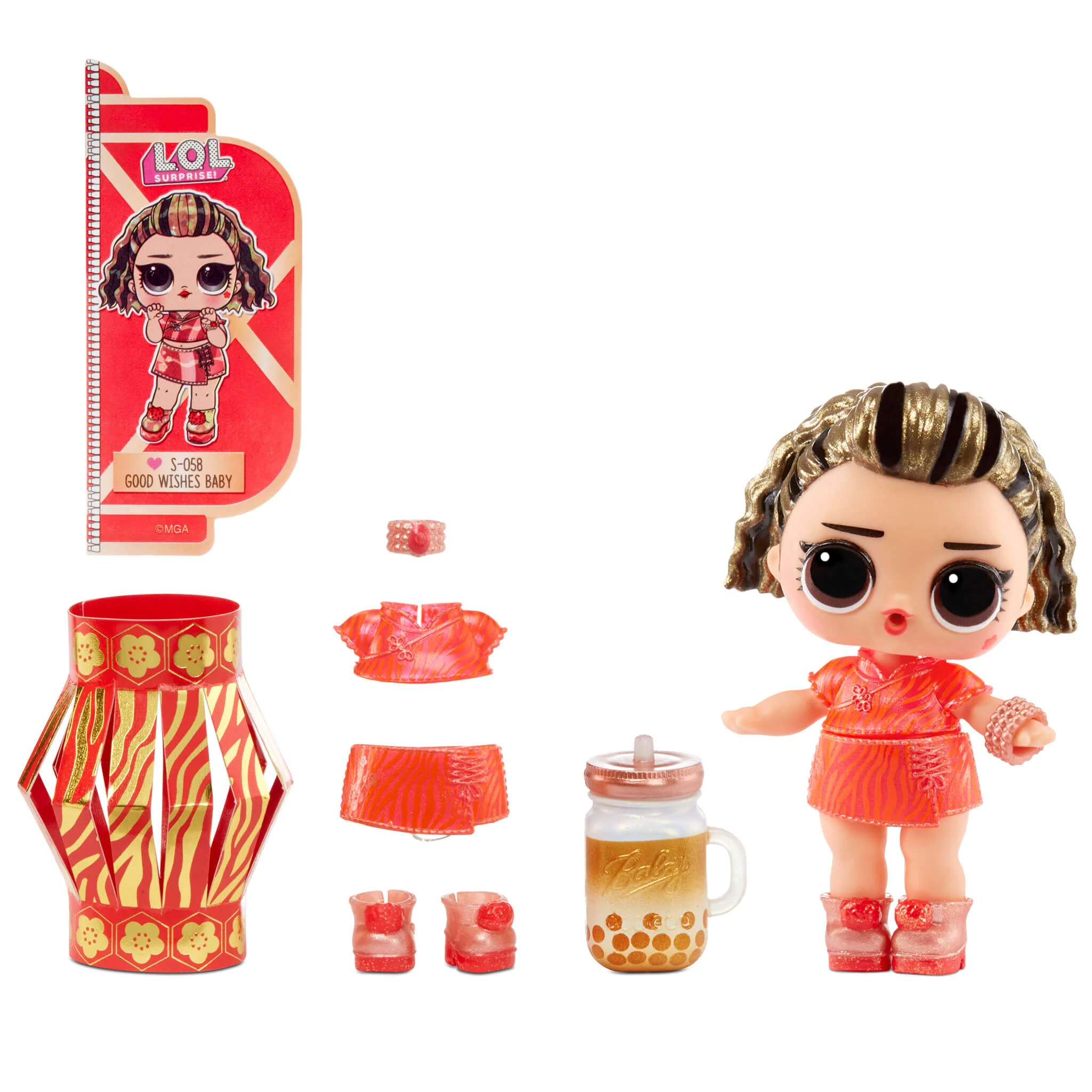 LOL Surprise Year of The Tiger Doll Good Wishes Baby with 8 Surprises