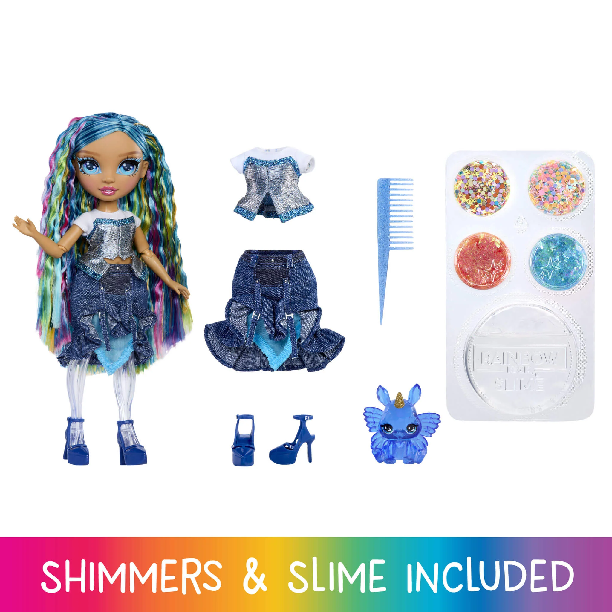149-rainbow-high-rainbow-shimmers-with-slime-skyler-blue-11-doll-create-a-rainbow-fashion-doll-2.webp Rainbow High Rainbow Shimmers with Slime – Skyler, Blue 11” Doll, Create a Rainbow Fashion Doll