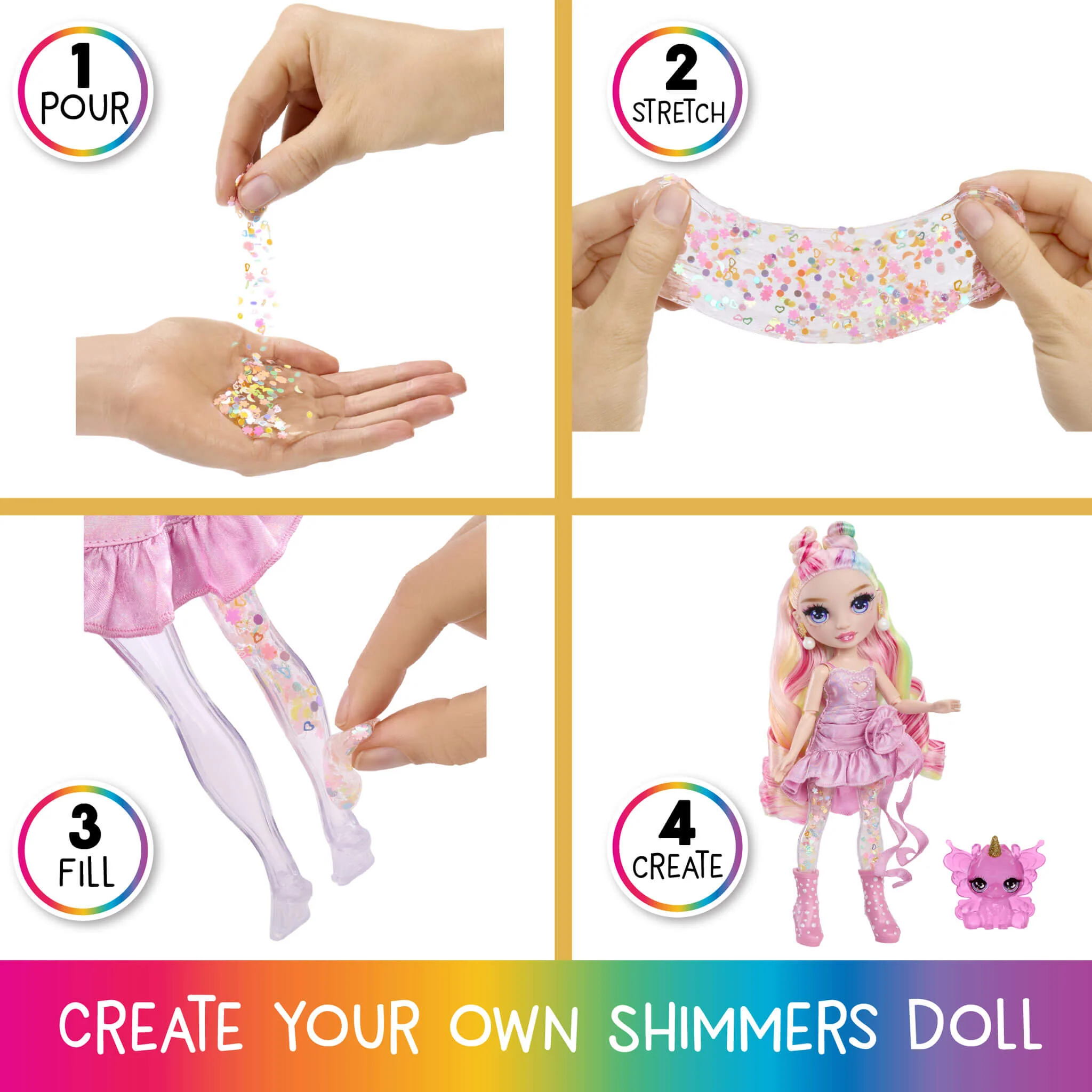 152-rainbow-high-rainbow-shimmers-with-slime-bella-pink-11-doll-create-a-rainbow-fashion-doll-4.webp Rainbow High Rainbow Shimmers with Slime – Bella, Pink 11” Doll, Create a Rainbow Fashion Doll