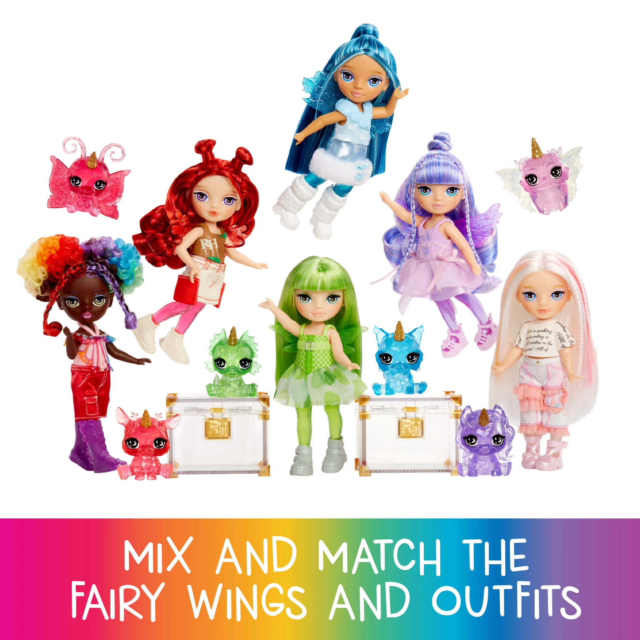 153-rainbow-high-littles-rainbow-fantasy-fairies-with-pet-opal-rainbow-5-5-posable-small-doll-fantasy-owl-pet-5.webp Rainbow High Littles Rainbow Fantasy Fairies with Pet – Opal, Rainbow, 5.5" Posable Small Doll & Fantasy Owl Pet