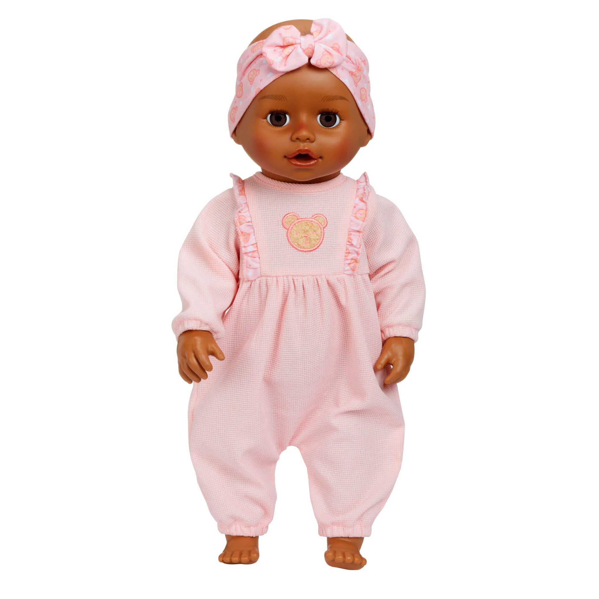 BABY born Learn to Walk Baby Doll Harper with Dark Brown Eyes and Realistic Features
