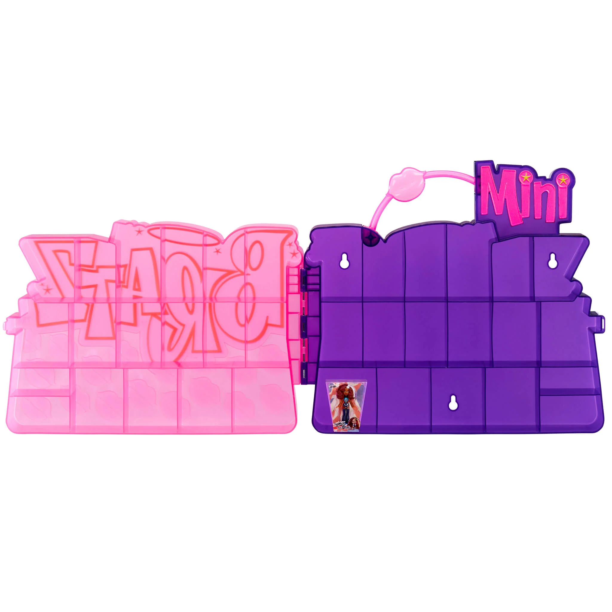 Mini Bratz Collector’s Case with Exclusive Collectible Figure, Holds 60+ Minis