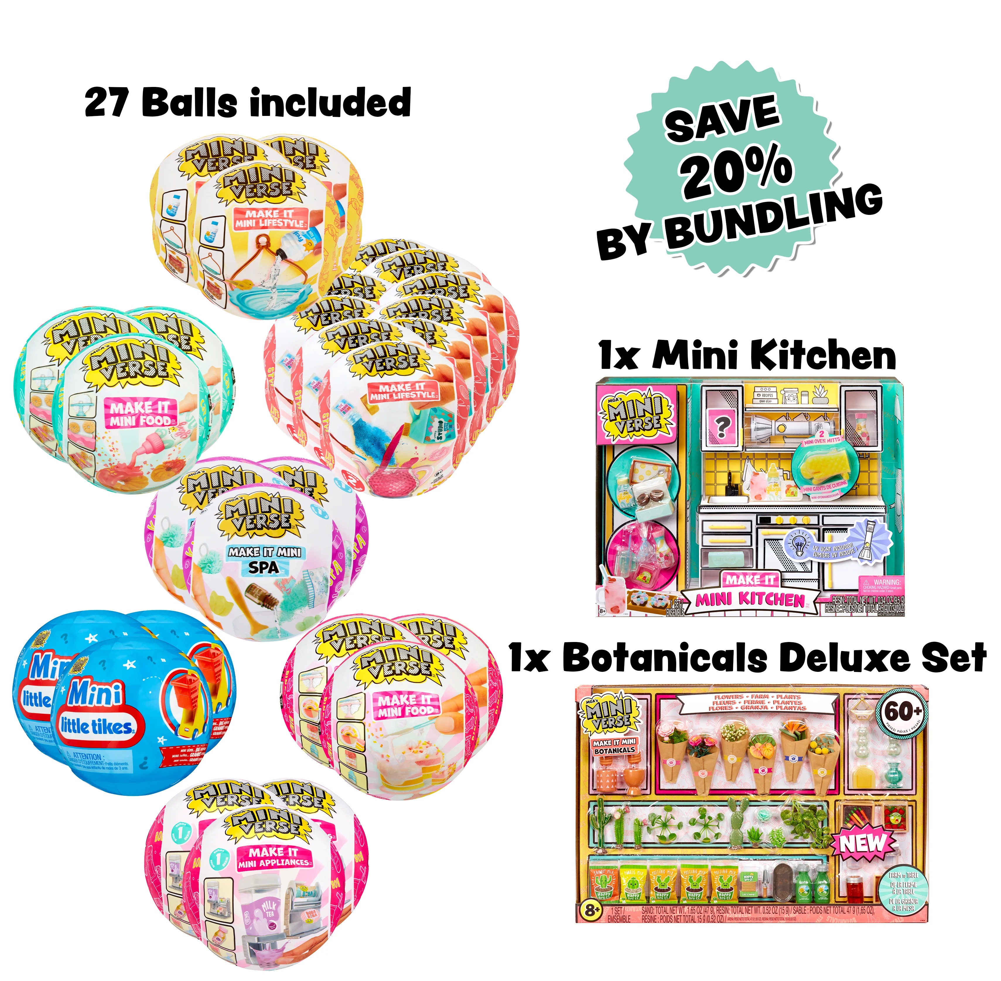 MGA’s Miniverse Make It Mini Collector’s Bundle - Save 20% by Bundling