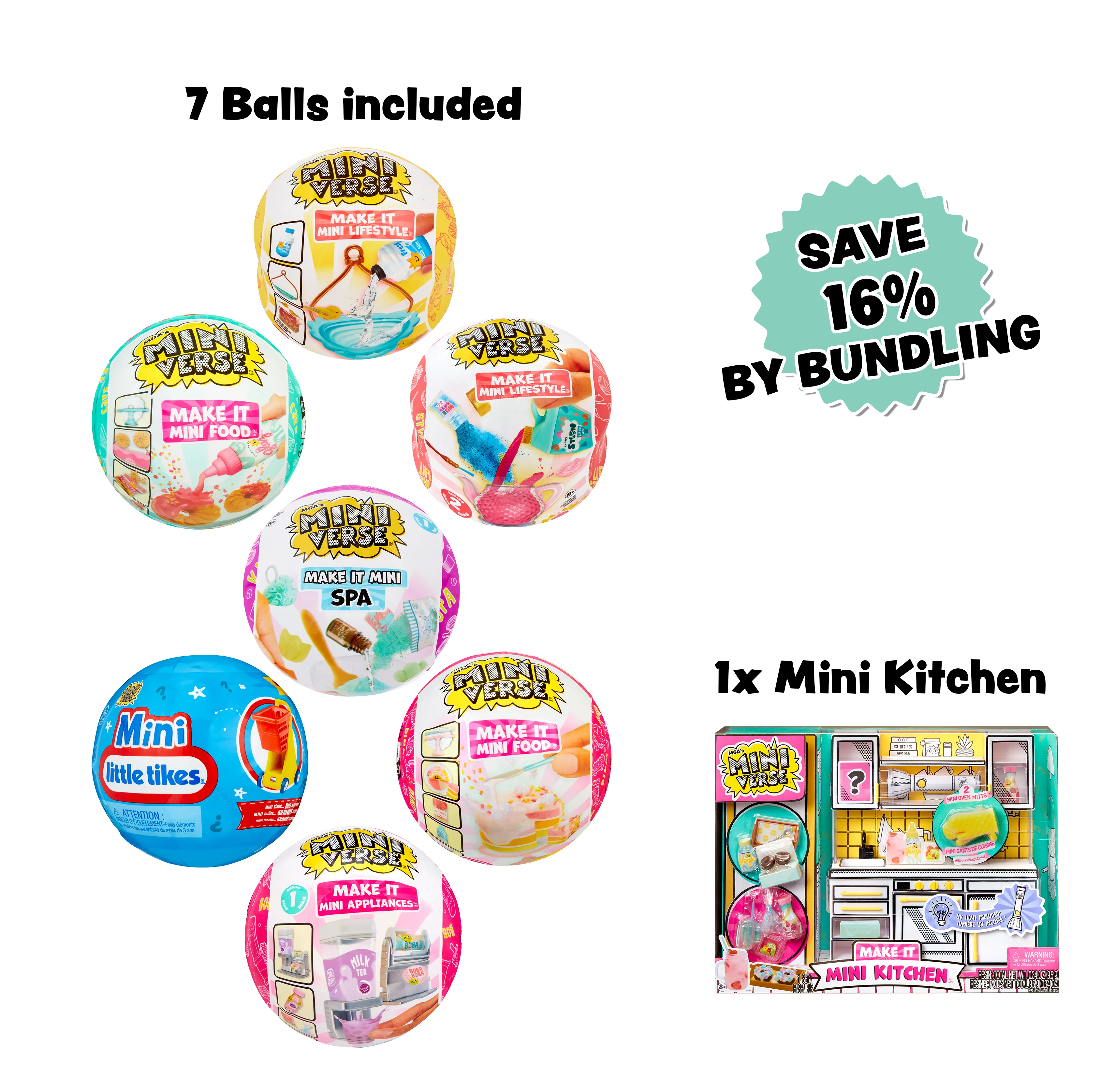 MGA's Miniverse Starter Pack Bundle - Save 16% by bundling