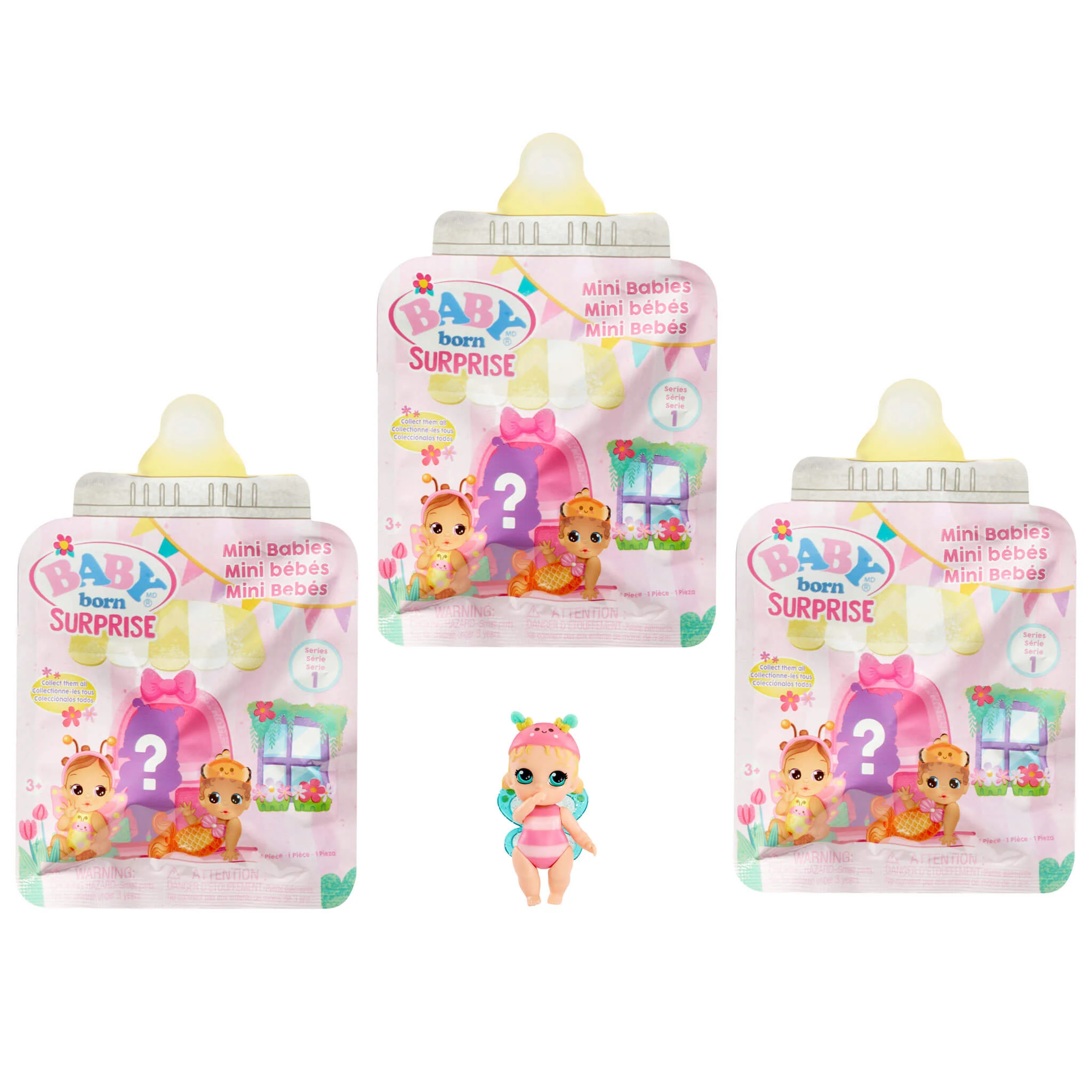 BABY born Surprise Blind Bottle Bag 3-Pack