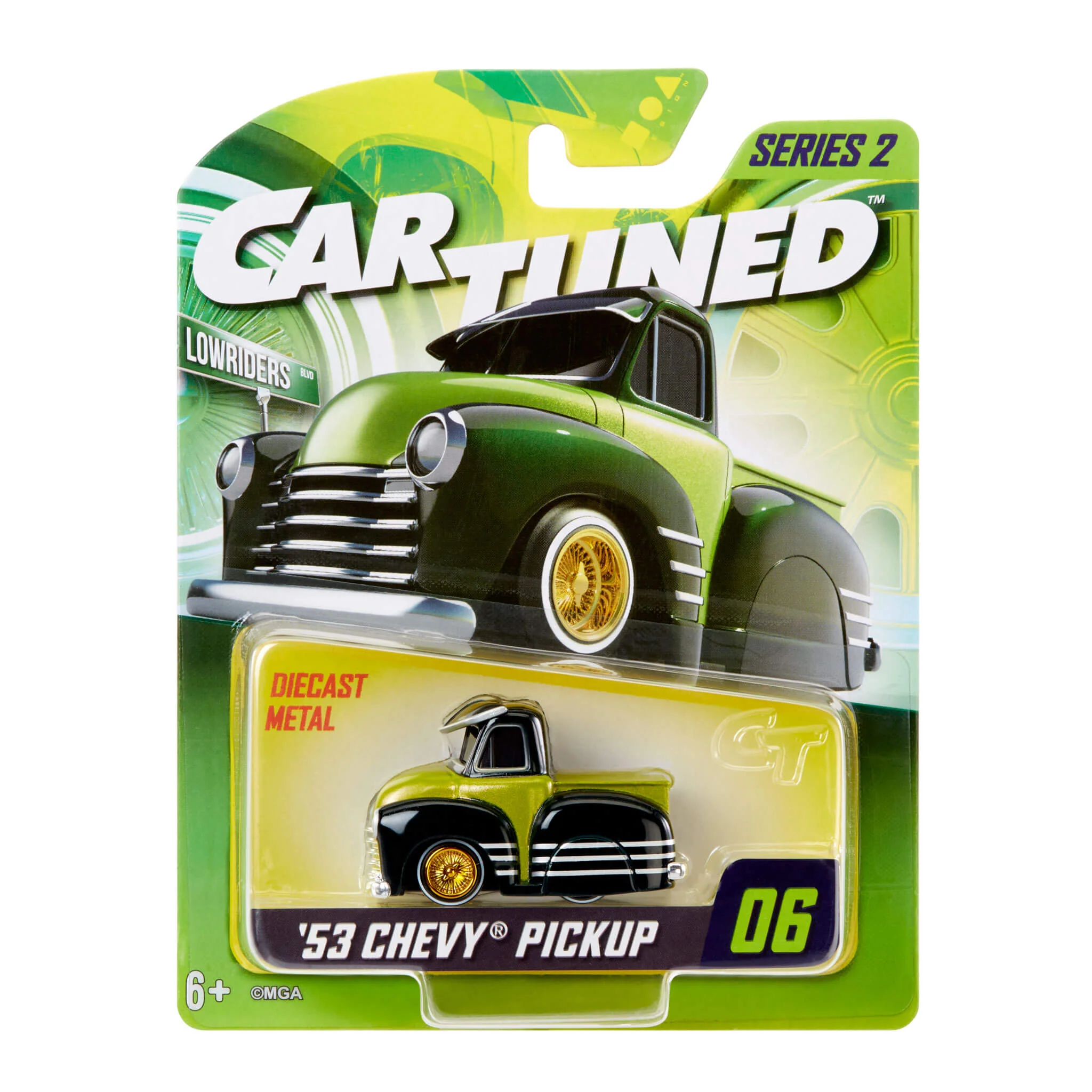 300-cartuned-series-2-1953-chevy-troka-kandy-green-2-tone-diecast-vehicle-5.webp CarTuned Series 2 - 1953 Chevy "Troka"- Kandy Green (2-Tone) Diecast Vehicle
