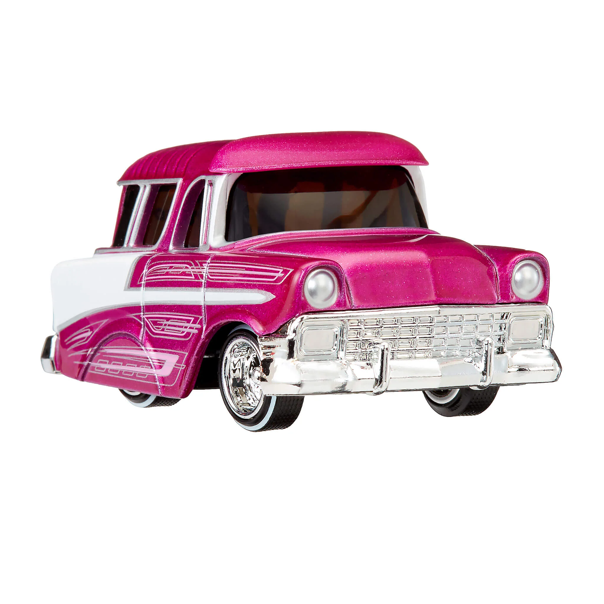 CarTuned Series 2 - 1956 Chevy Nomad (Kandy Pink) Diecast Vehicle