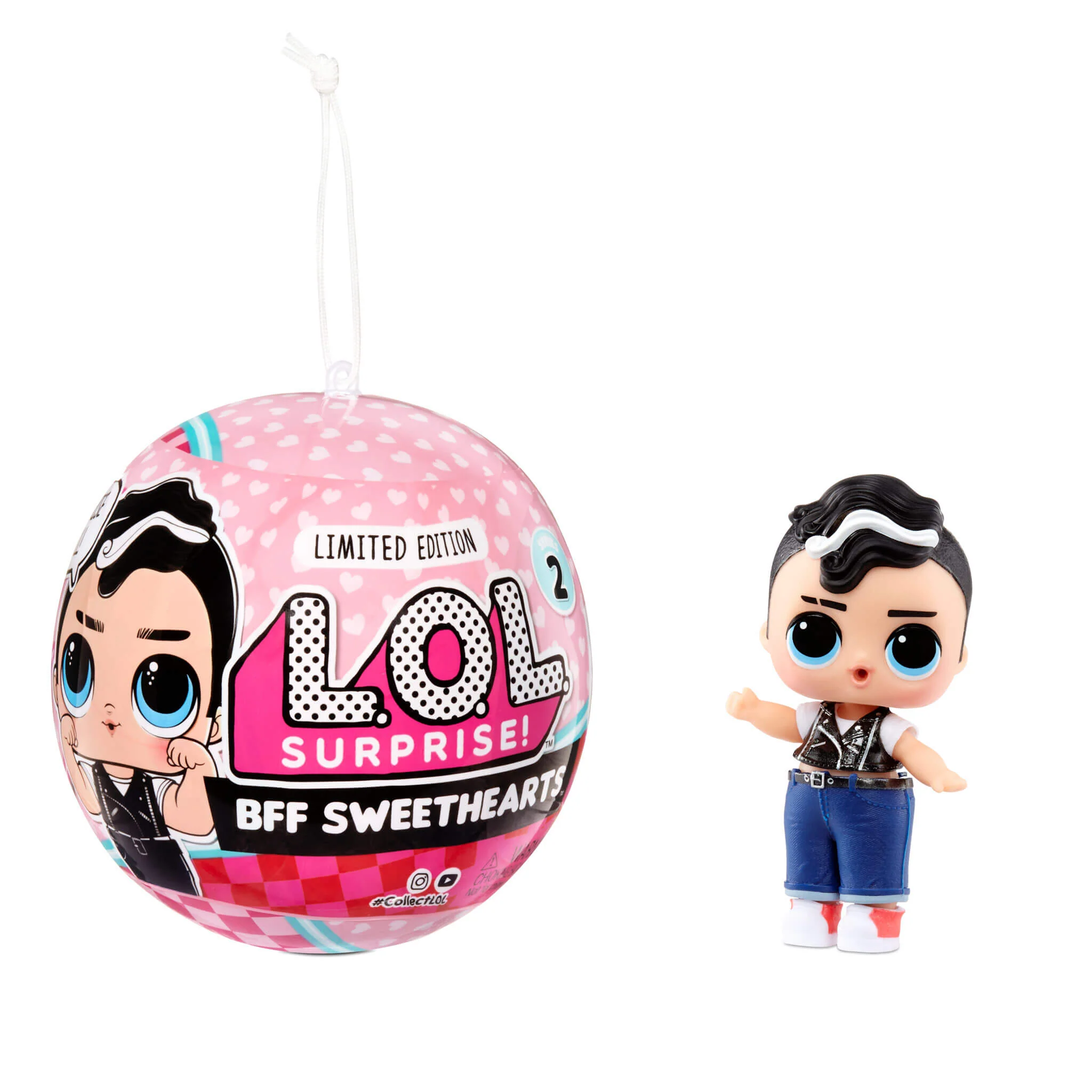 LOL Surprise BFF Sweethearts Tough Guy Doll with 7 Surprises