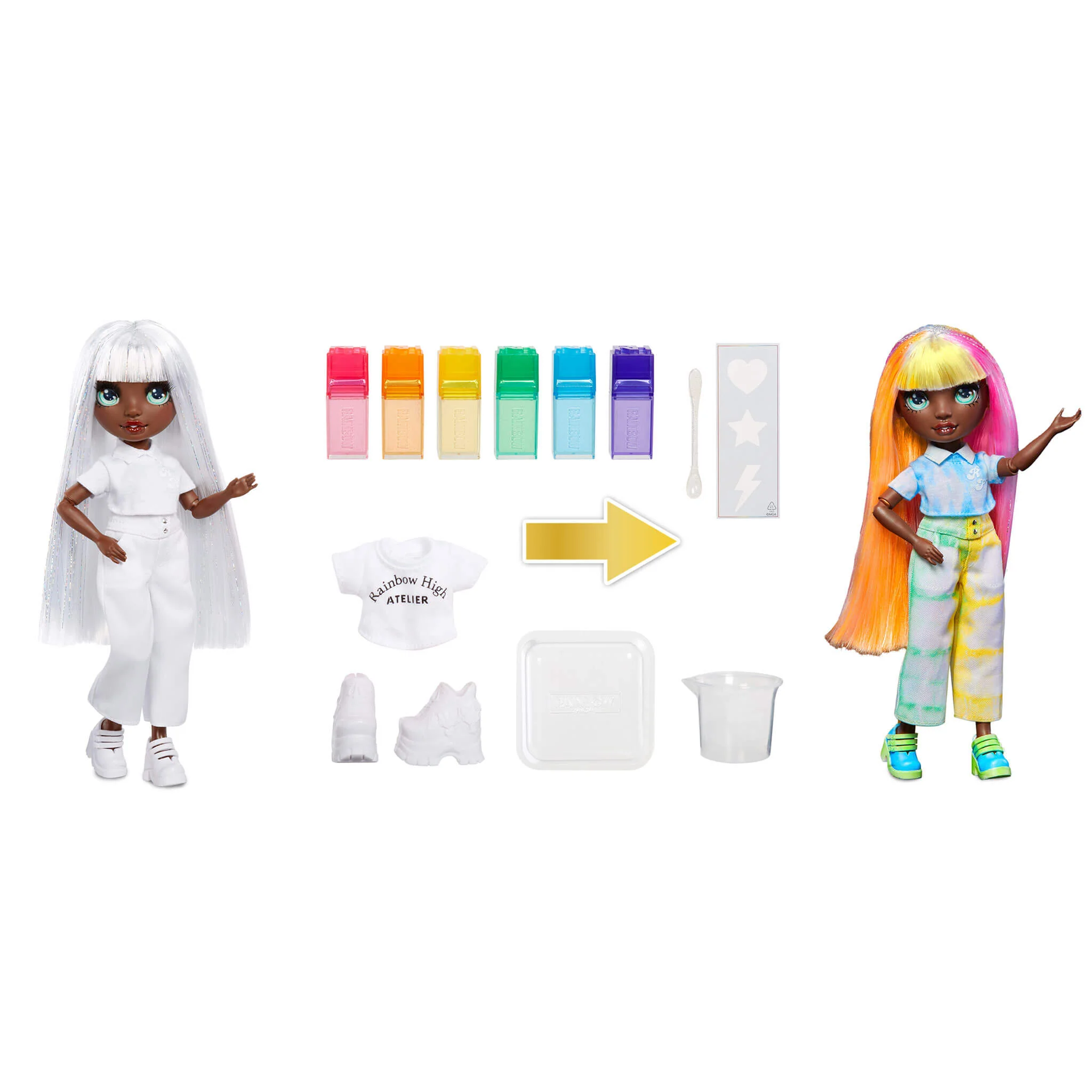 402-rainbow-high-watercolor-create-fashion-diy-doll-green-eyes-with-washable-watercolors-and-tie-dye-kit-2.webp Rainbow High Watercolor & Create Fashion DIY Doll, Green Eyes with Washable Watercolors and Tie-Dye Kit