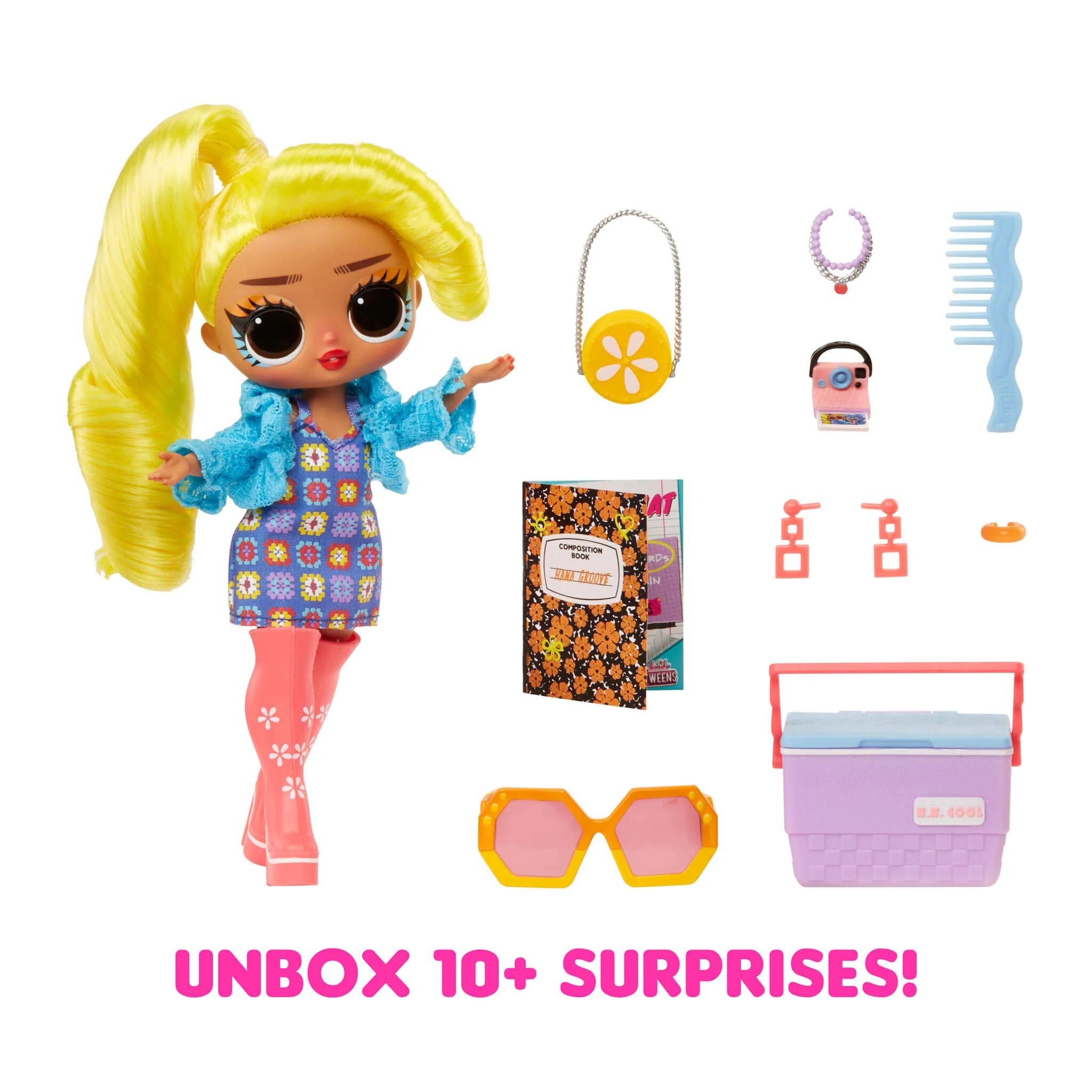 LOL Surprise Tweens Fashion Doll Hana Groove with 10+ Surprises
