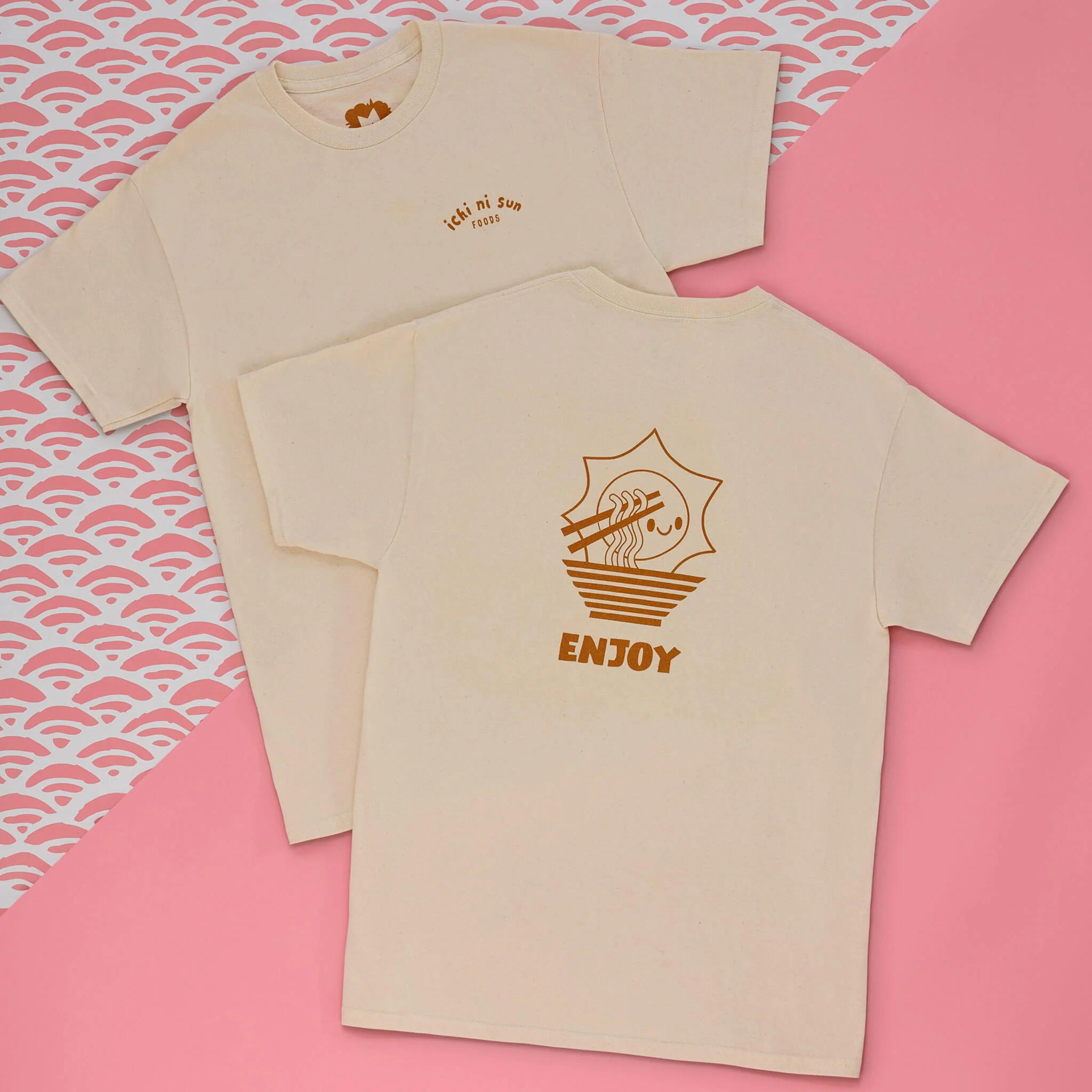 MGA's Miniverse Ichi Ni Sun Adult T-Shirt - Cream