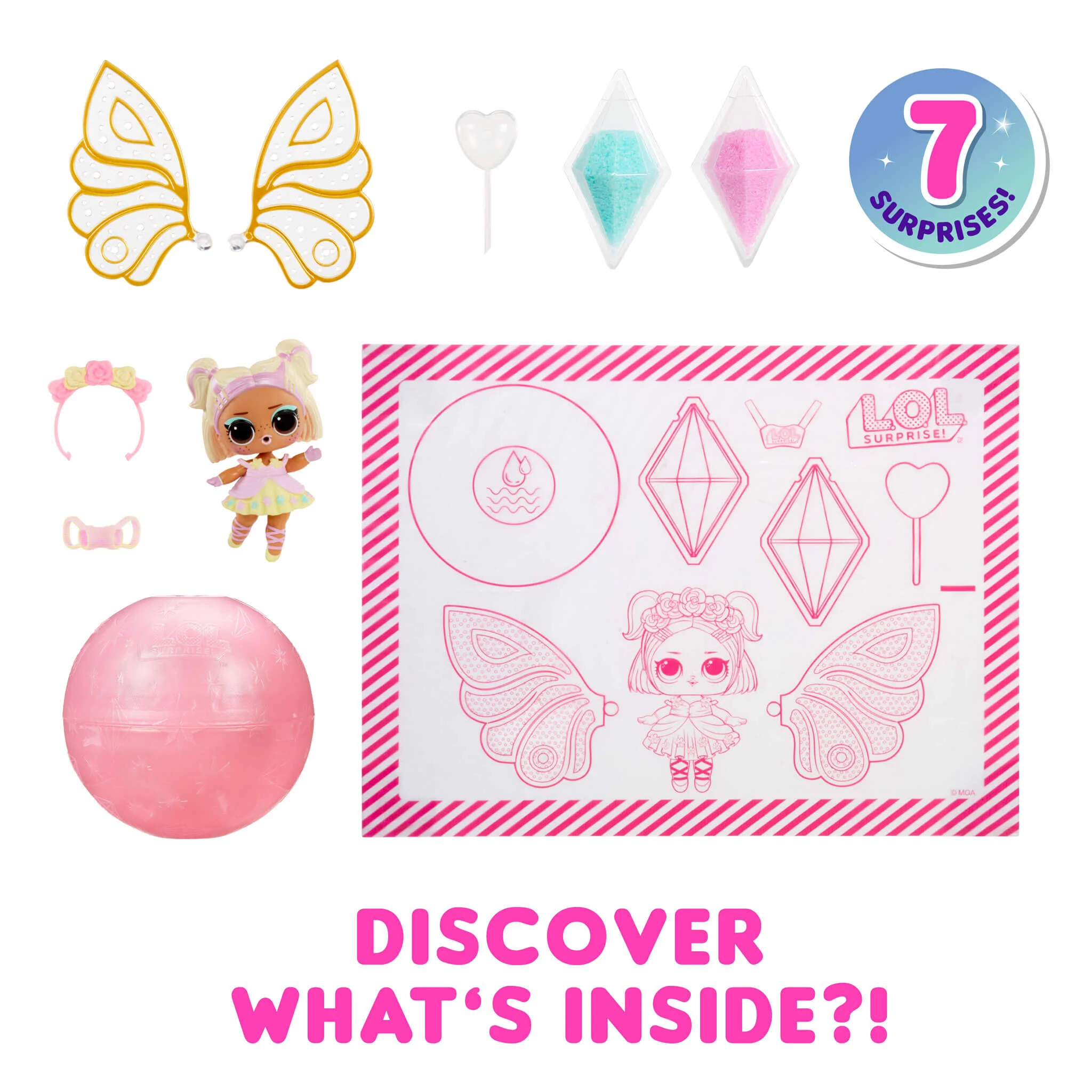 LOL Surprise Fairies Tots with Make-Your-Own Fairy Wings