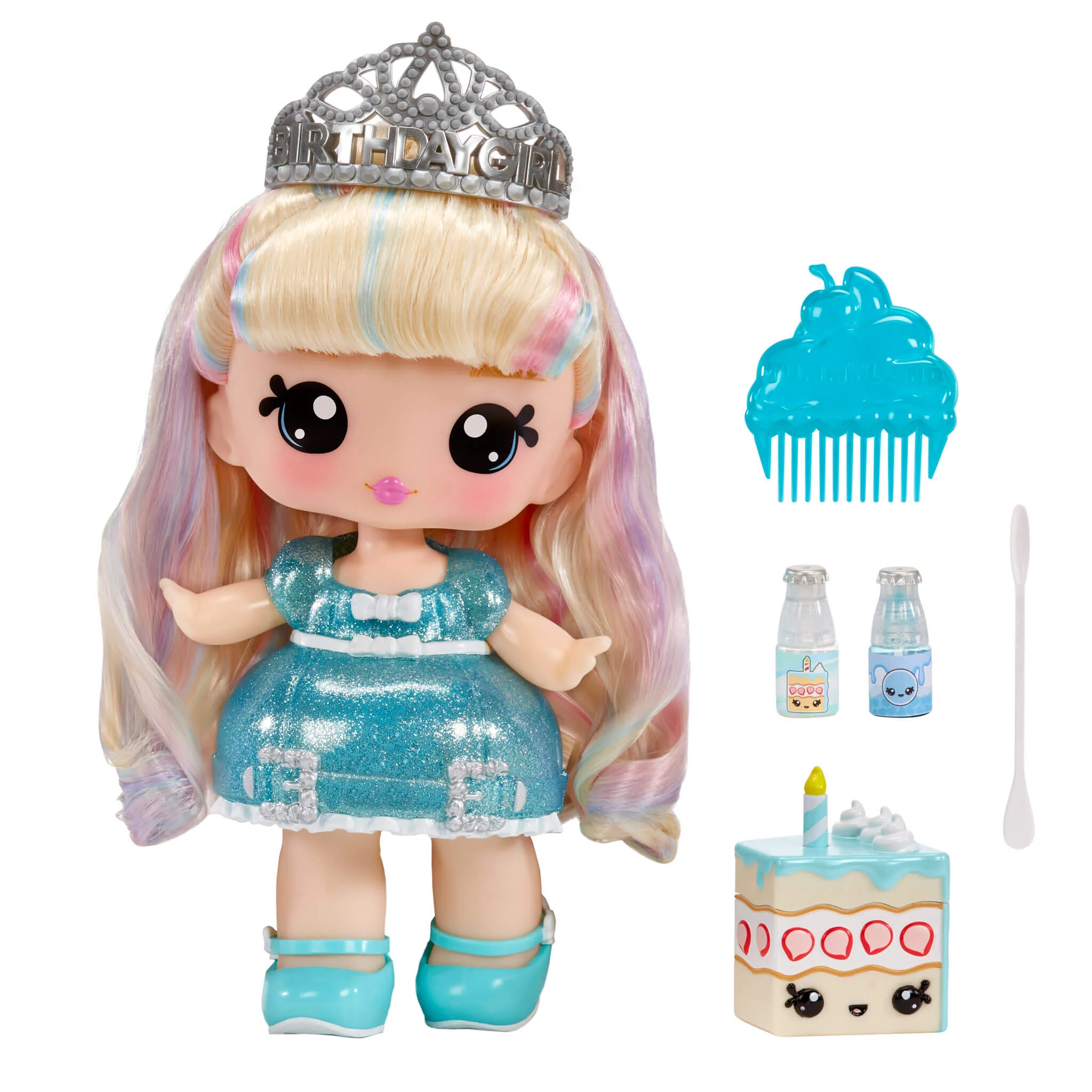 Yummiland Large Doll + Lipgloss Pet - Callie Birthday Cake