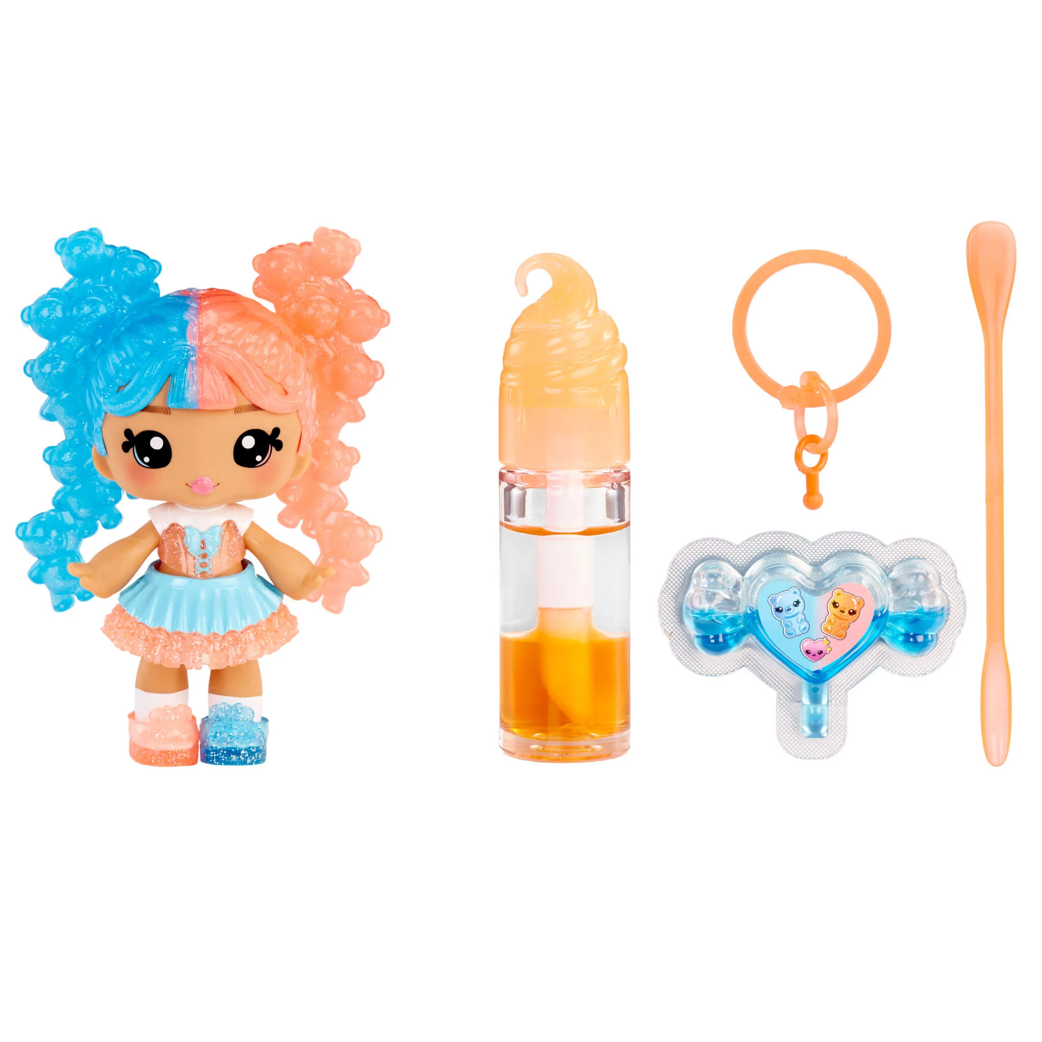 Yummiland Lip Gloss Doll: Mystery Color Change - Gwen Gummybear