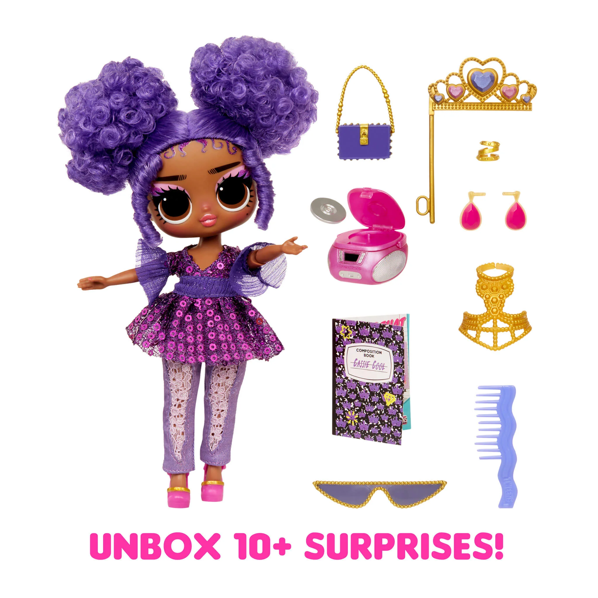 LOL Surprise Tweens Fashion Doll Cassie Cool with 10+ Surprises
