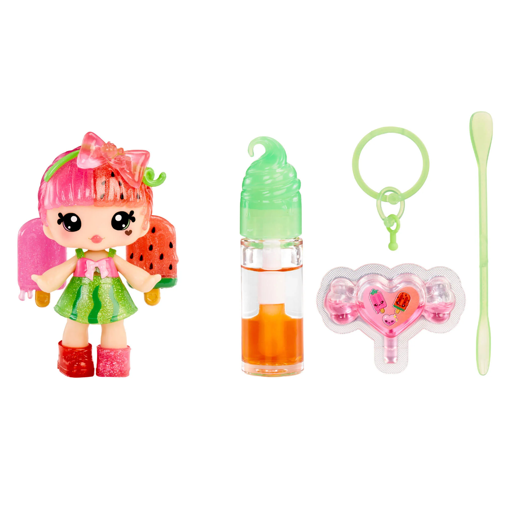 Yummiland Lip Gloss Doll: Mystery Color Change - Poppy Melonberry