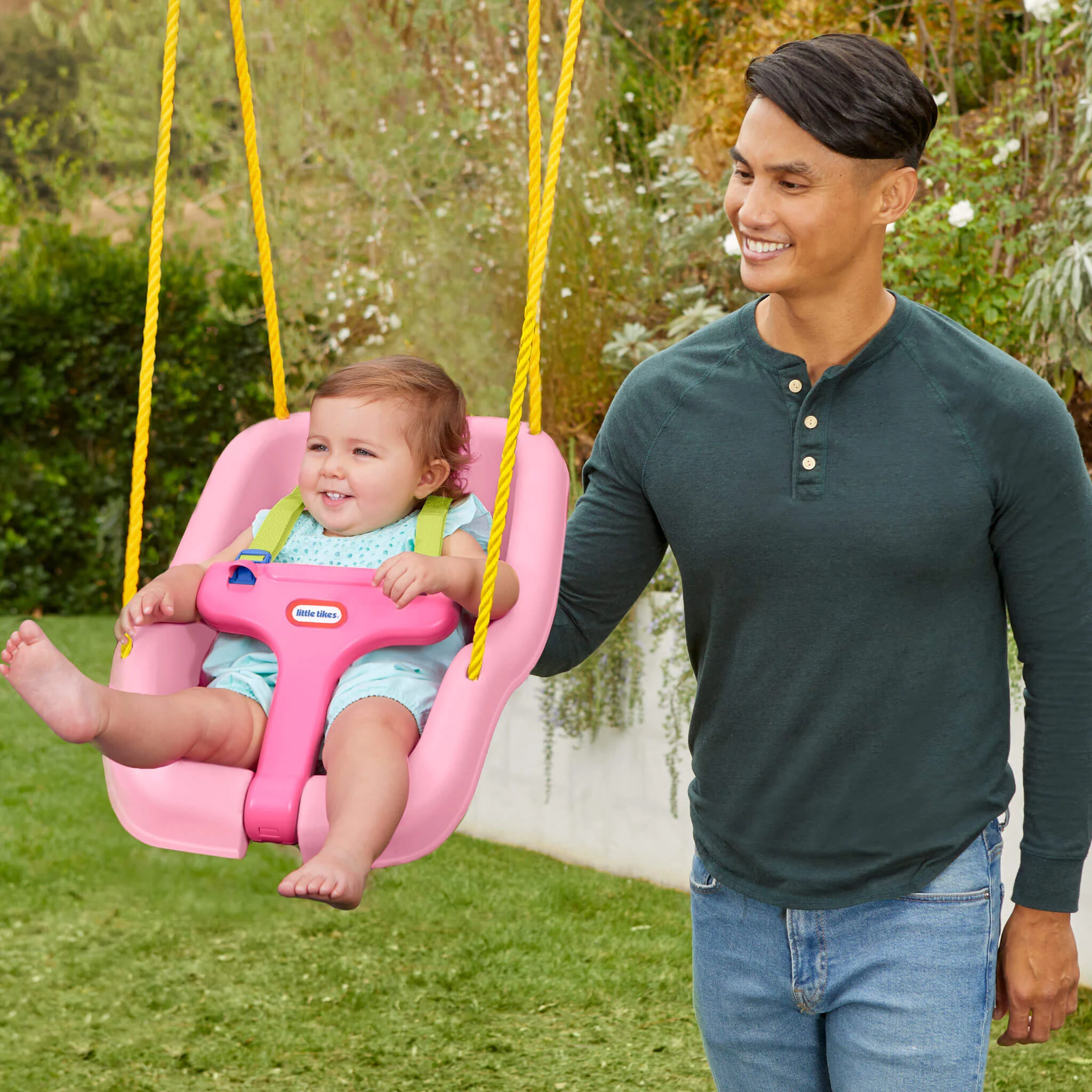 525-little-tikes-2-in-1-snug-n-secure-swing-pink-3.webp Little Tikes 2-in-1 Snug 'n Secure Swing - Pink