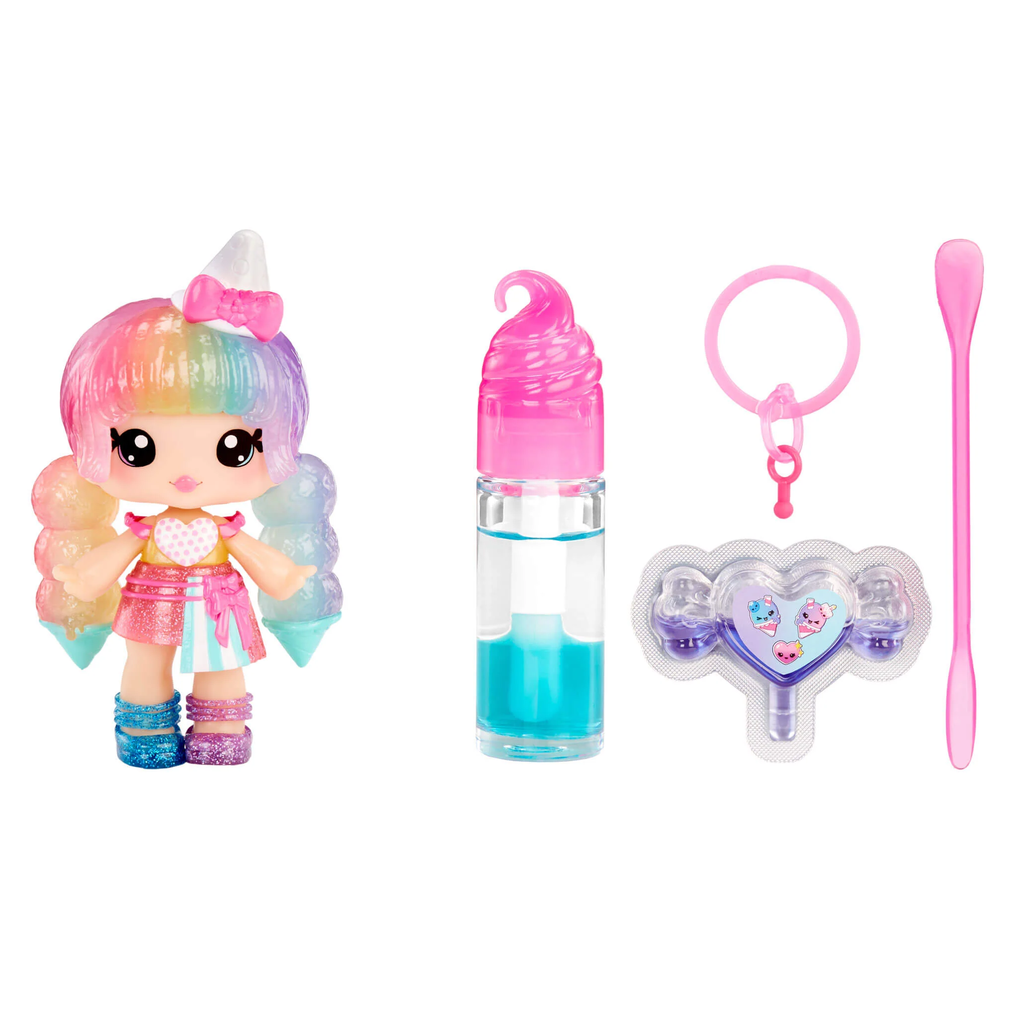 Yummiland Lip Gloss Doll: Mystery Color Change - Stephie Snowcone