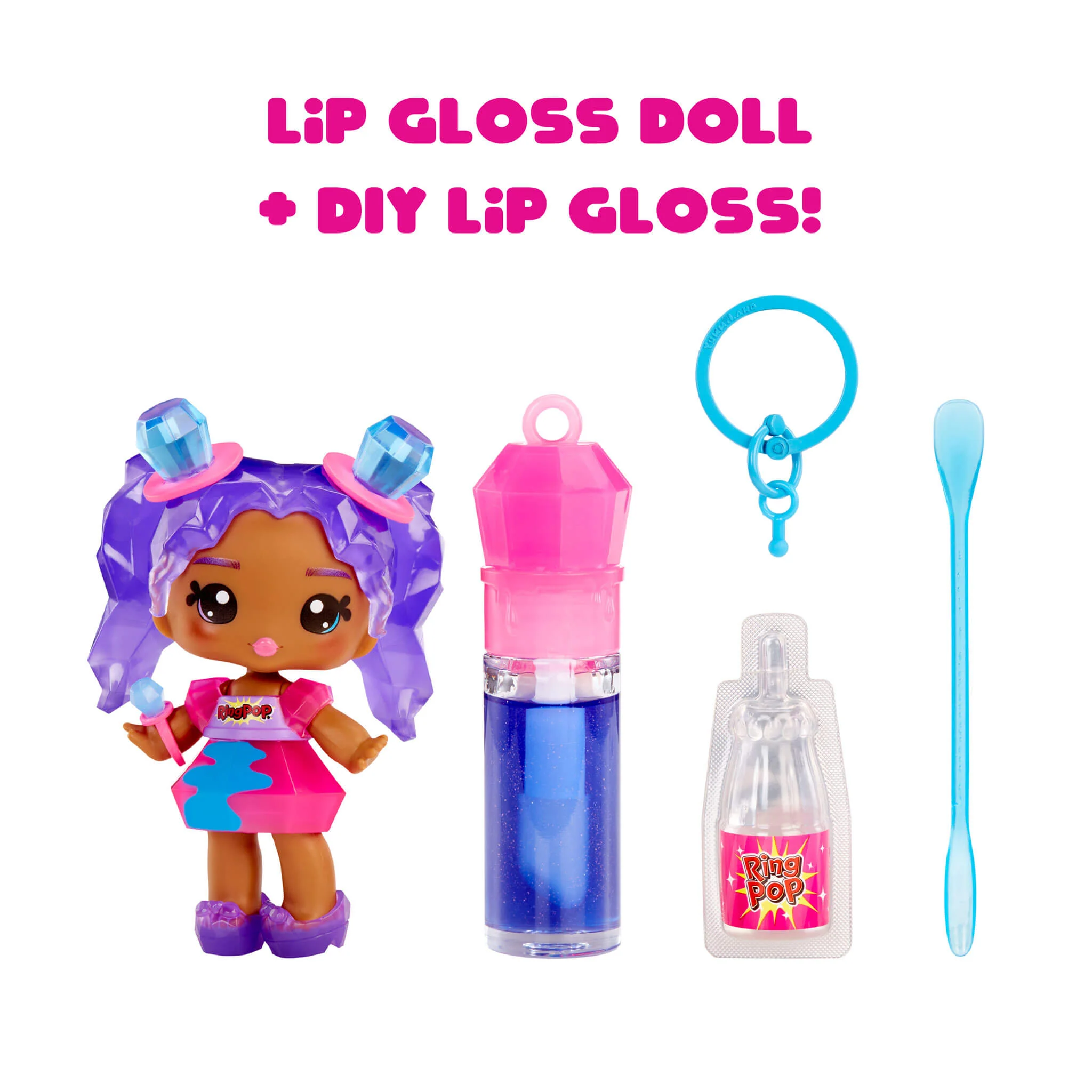 Yummiland x Licensed Sweets Lip Gloss Doll: RING POP
