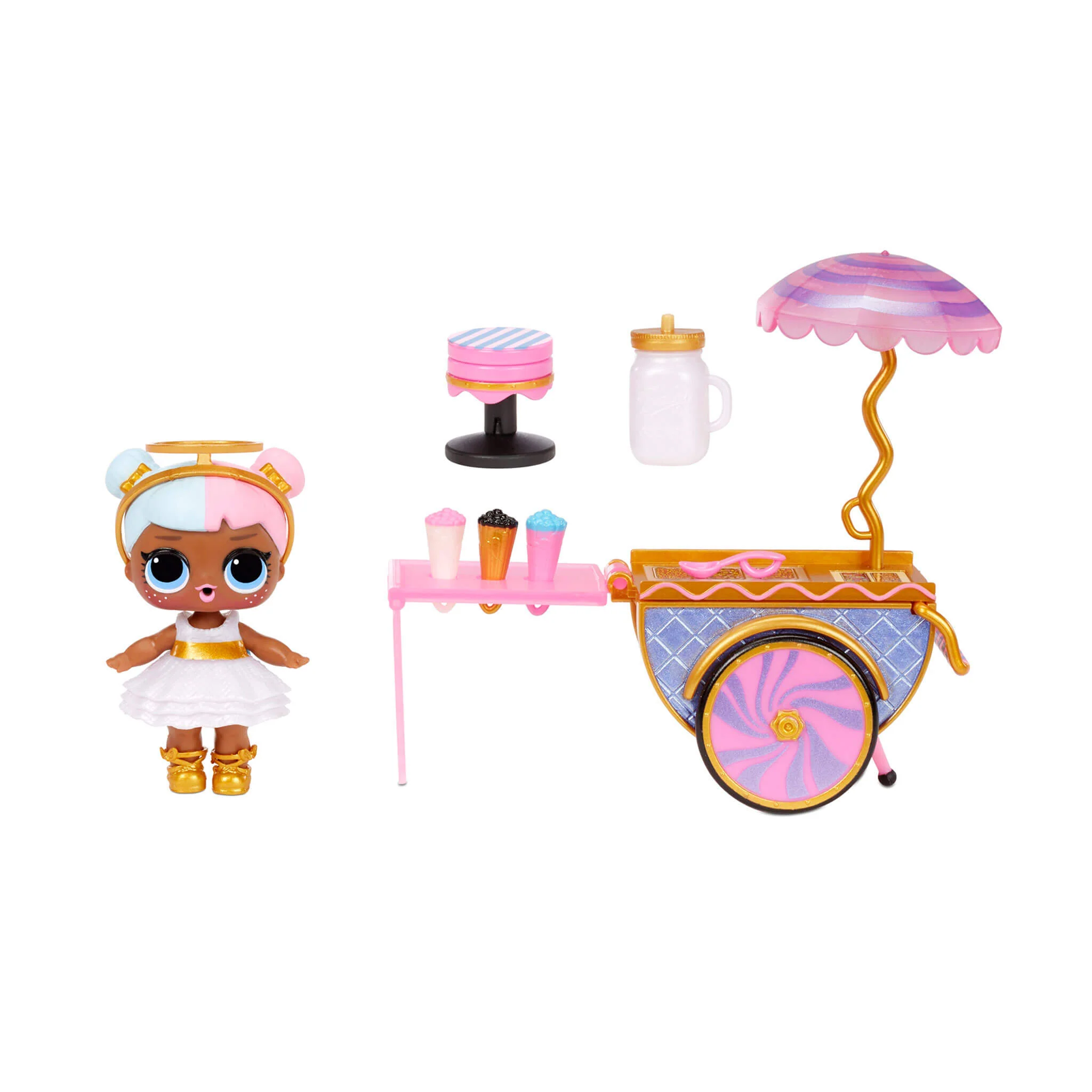LOL Surprise Furniture Sweet Boardwalk with Sugar Doll and 10+ Surprises