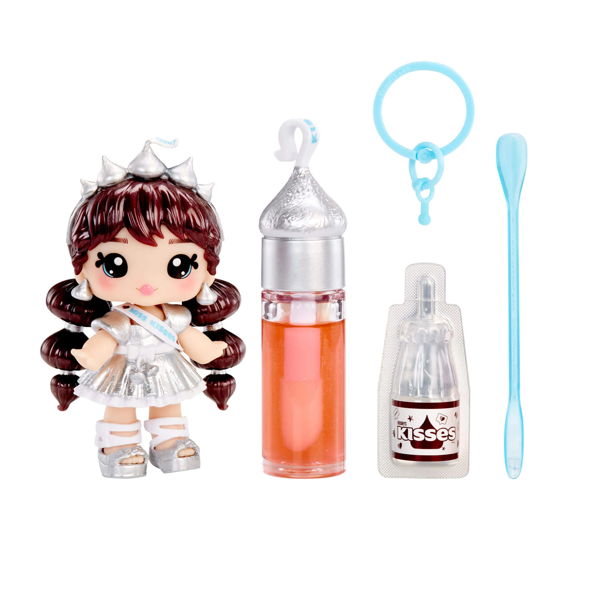 Yummiland x Licensed Sweets Lip Gloss Doll: HERSHEY'S KISSES