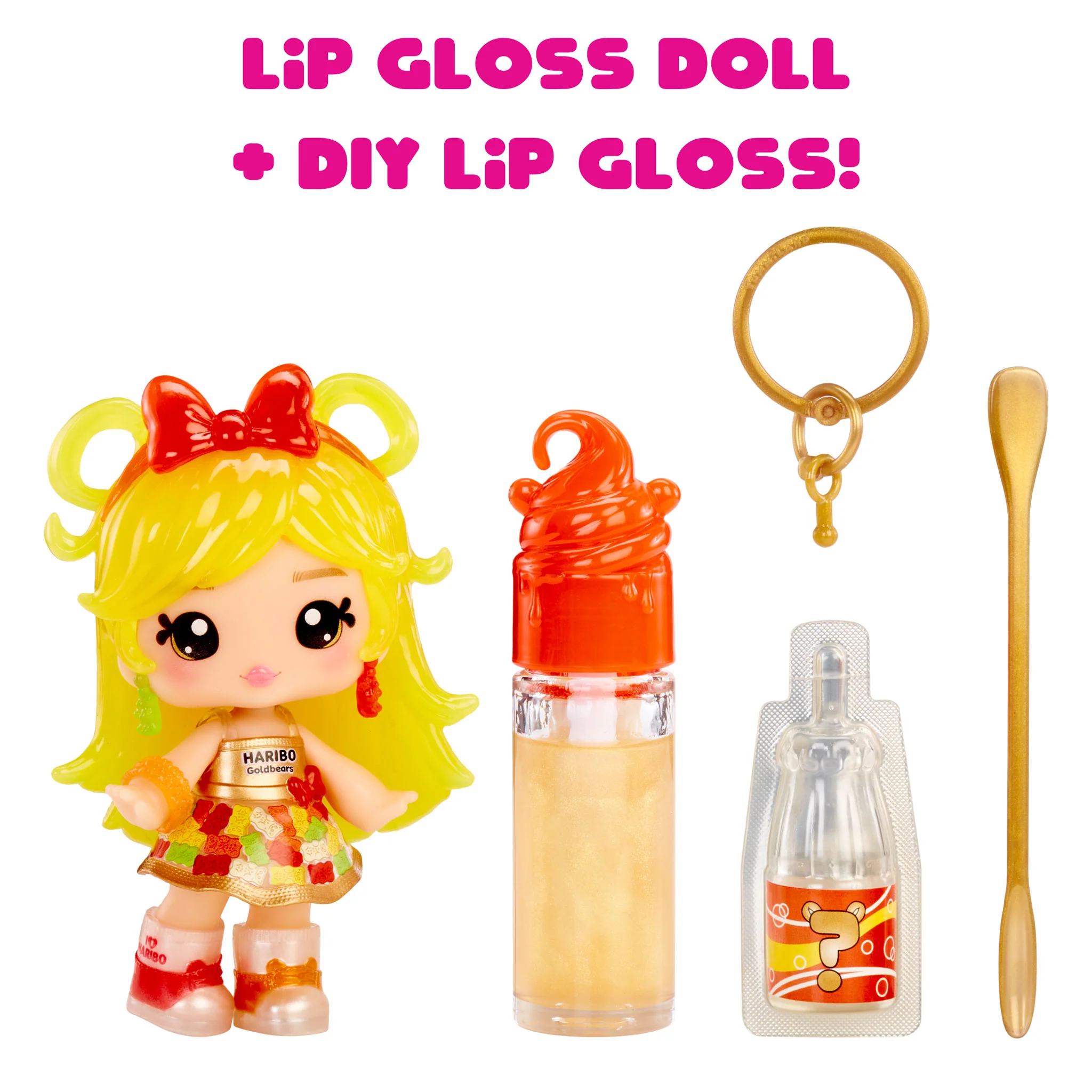 Yummiland x Licensed Sweets Lip Gloss Doll: Haribo Goldbears®