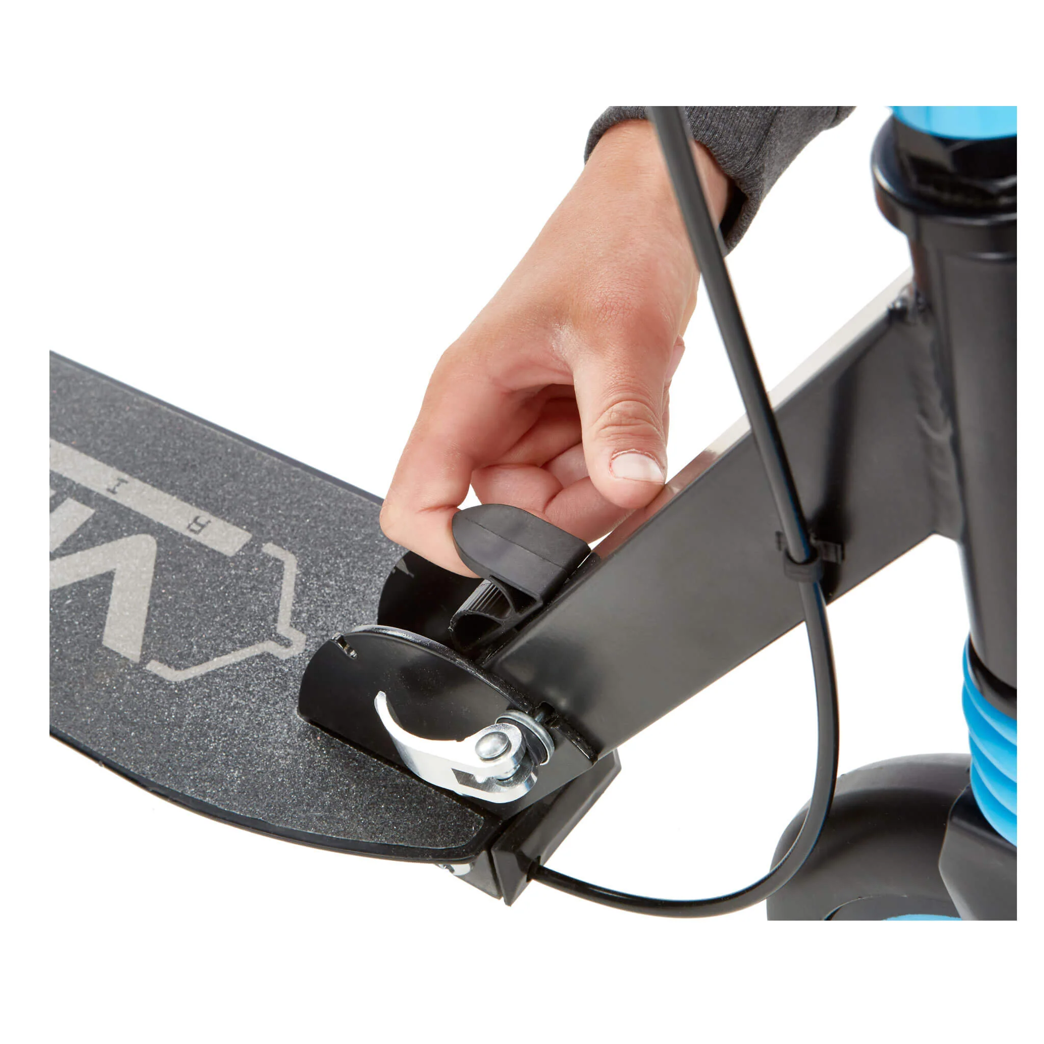 571-viro-rides-sport-runner-folding-kick-scooter-black-and-blue-5.webp VIRO Rides Sport Runner Folding Kick Scooter - Black and Blue