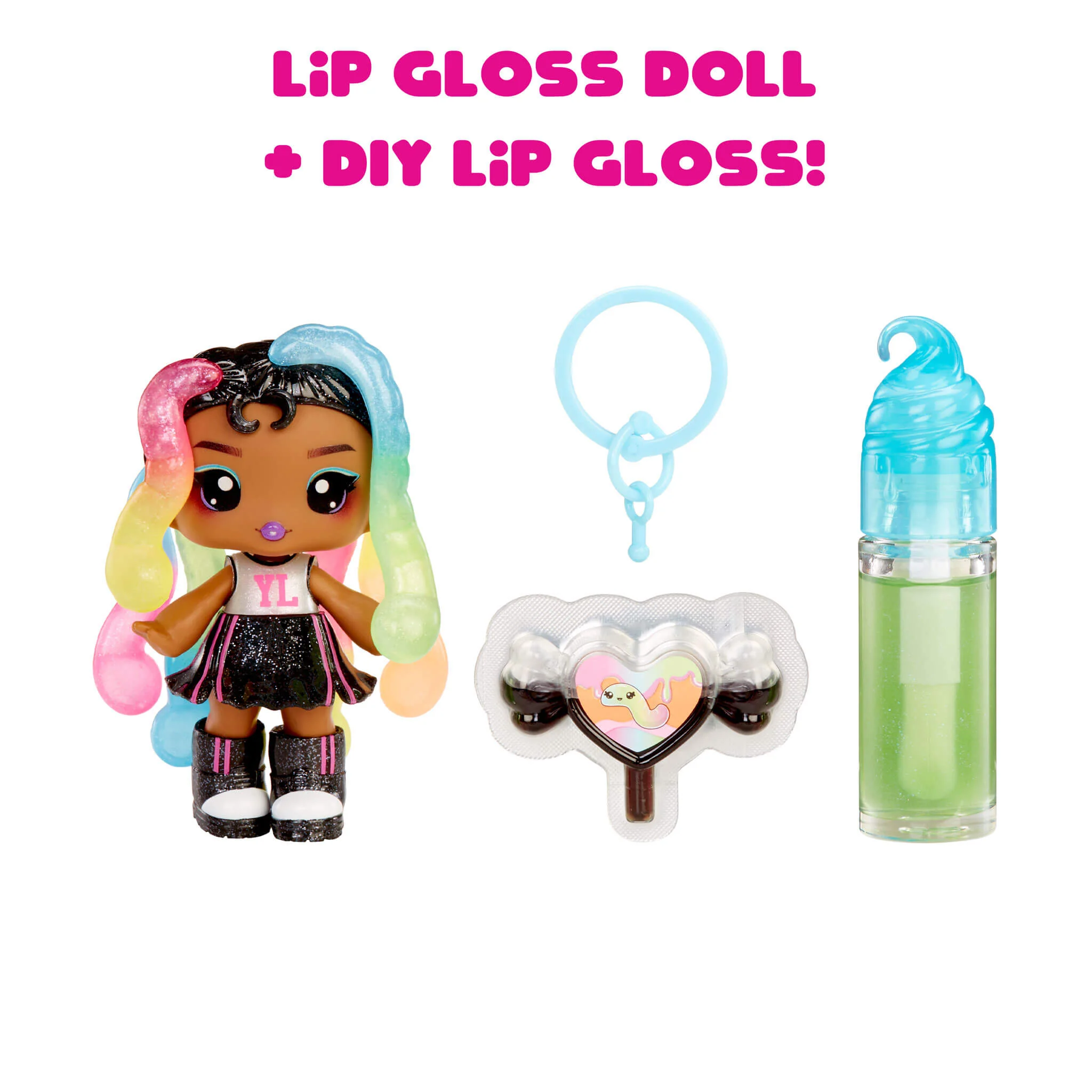 Yummiland Lip Gloss Doll: Sour Sweeties - Sasha Sourworms