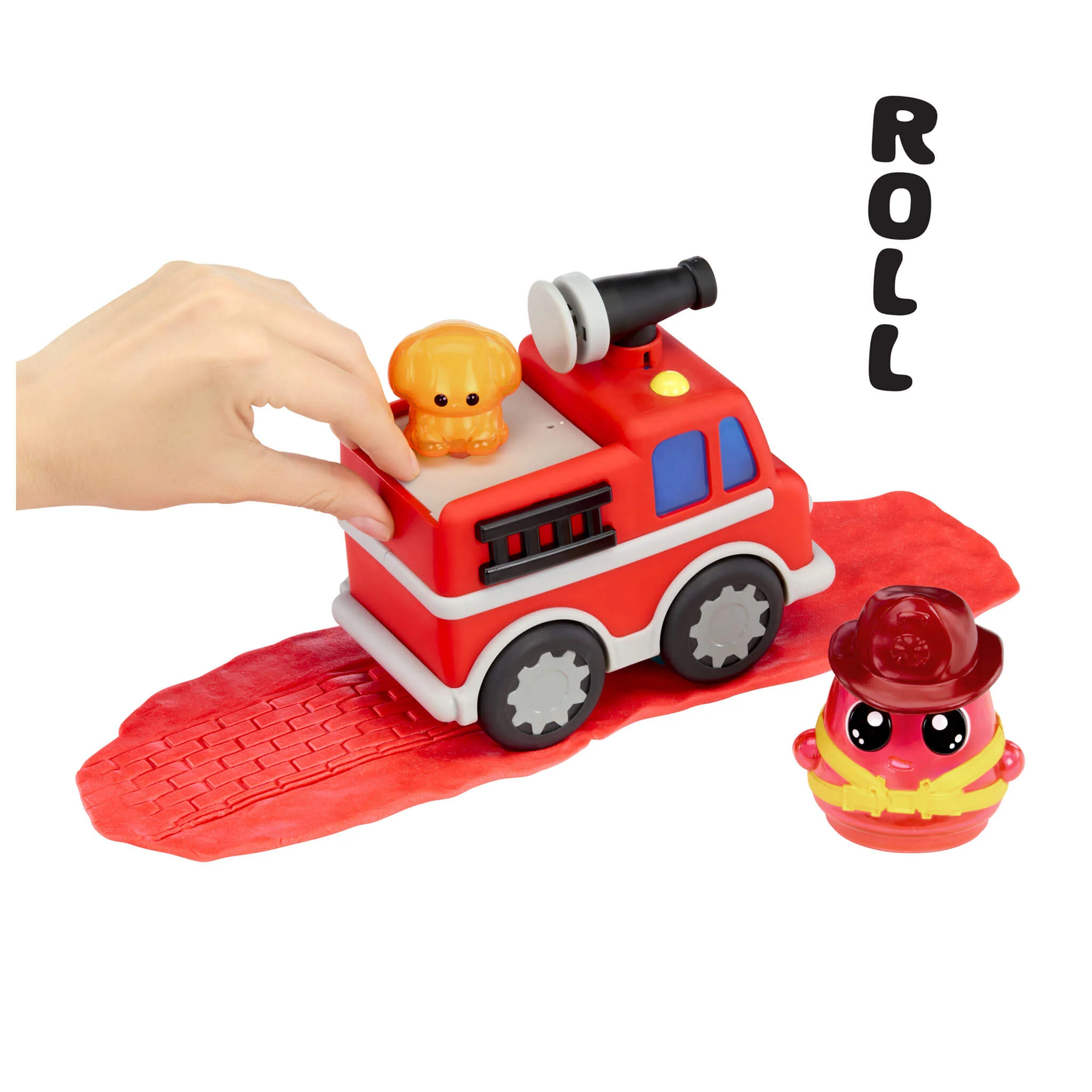 DohKins Fire Truck & Firefighter - Dough Never Dries