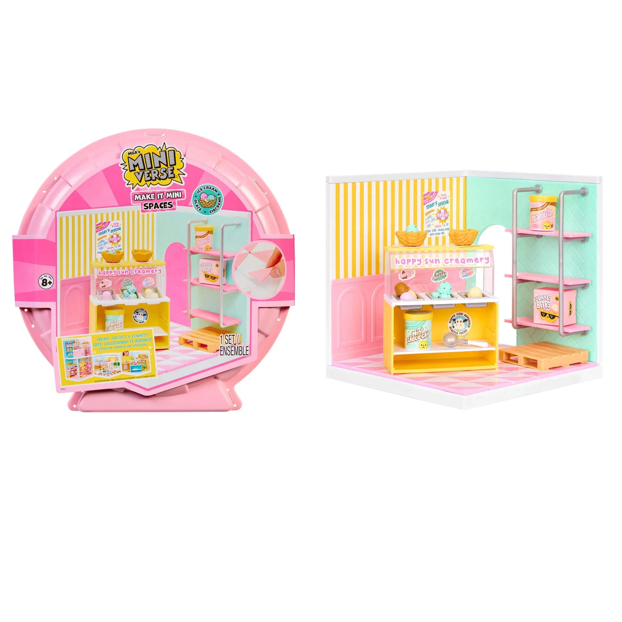 MGA's Miniverse Make It Mini Spaces Ice Cream Shop